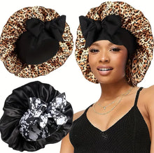 Load image into Gallery viewer, 2 Pcs Satin Hair Bonnet