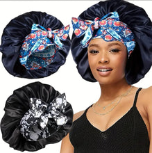 Load image into Gallery viewer, 2 Pcs Satin Hair Bonnet