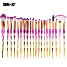 Load image into Gallery viewer, 20Pcs Diamond Makeup Brush Set