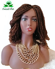Load image into Gallery viewer, Kinky Twist Wig with Lace Closure