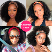 Load image into Gallery viewer, Brazilian Afro Kinky Curly Headband Wig -Tasha