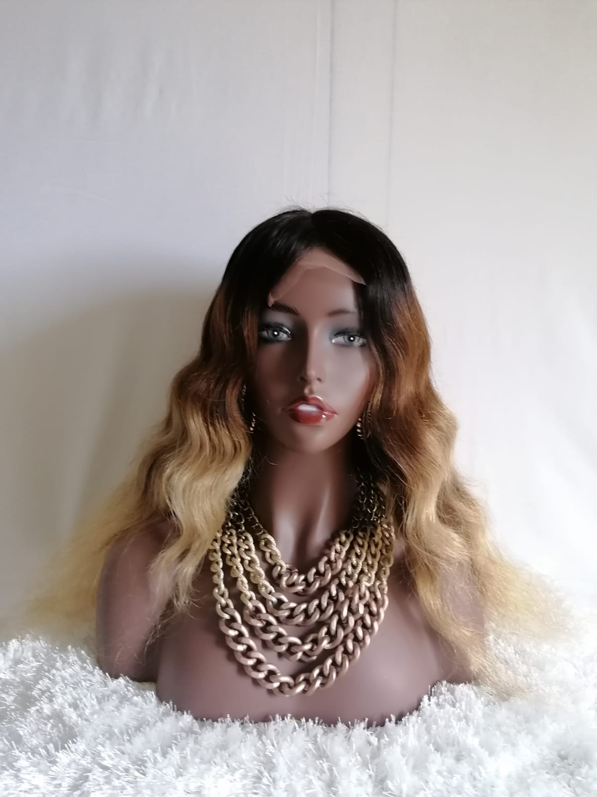 Brazilian Body Wave Lace Closure Wig - Ombré - Clara