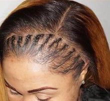 Load image into Gallery viewer, Honey Blonde Ombre Brazilian Remy Lace Front Wig - Deep Part -"Sapphire"