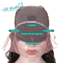 Load image into Gallery viewer, Ali Grace Brazilian Straight Human Hair Wigs 150% Density 13*4 Lace Front Wigs With Baby Hair Adjustable Cap 100% Remy Hair