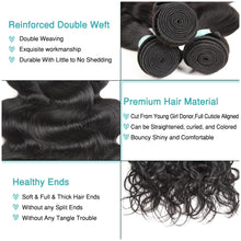 Load image into Gallery viewer, Ali Grace Hair 3 Bundles Brazilian Body Wave Hair With Closure 4*4 Free Part 4pcs/lot Remy Human Hair Extension Natural Color