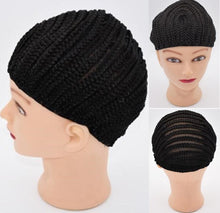 Load image into Gallery viewer, Large Crochet Wig Cap Easy Sew In Cornrow Wig Cap