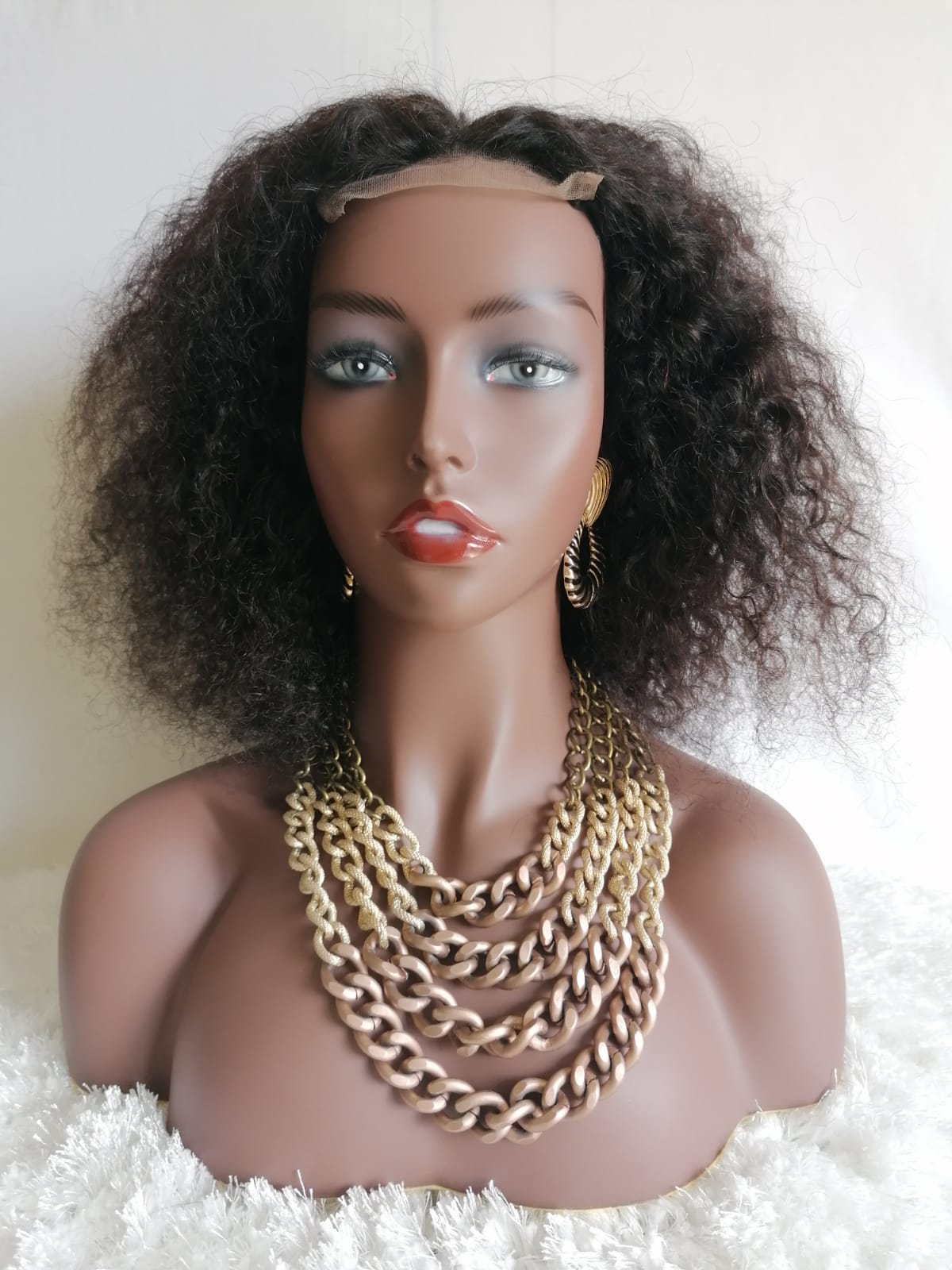 Afro Kinky Curly Lace Closure Wig - Cara
