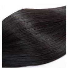 Load image into Gallery viewer, Peruvian Straight Hair Bundles With Closure - Natural Hair Colour