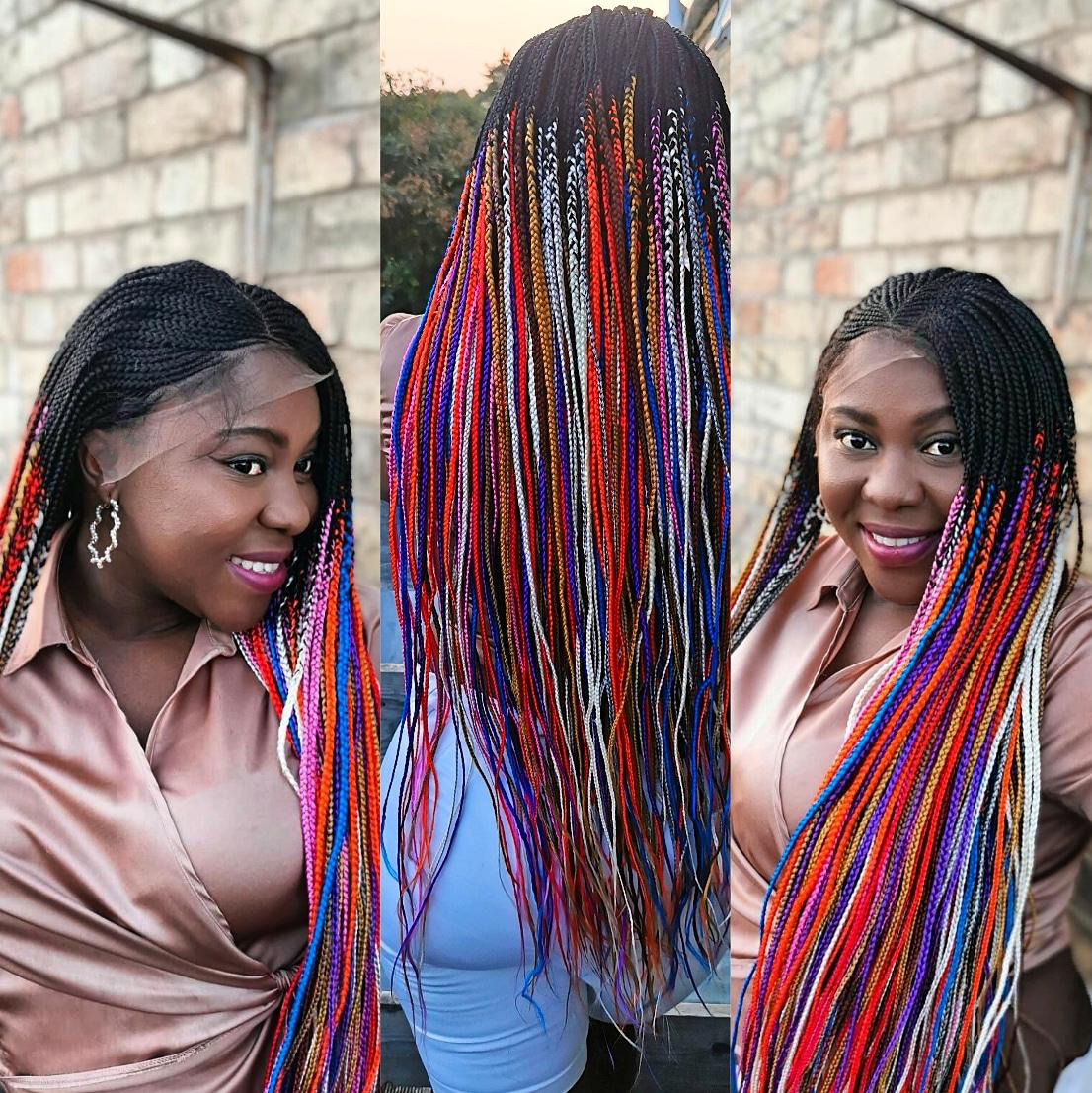 Full Lace Cornrow Wig - Titi