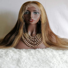 Load image into Gallery viewer, Indian Straight Lace Front Wig - Balyage - Abigail