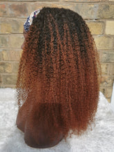Load image into Gallery viewer, Brazilian Afro Kinky Curly Ombre Headband Wig -Tania