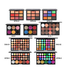 Load image into Gallery viewer, Matte/Glitter Eye-shadow Palette