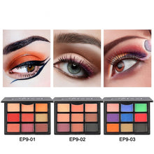 Load image into Gallery viewer, Matte/Glitter Eye-shadow Palette