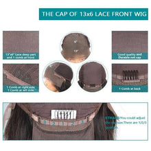 Load image into Gallery viewer, Short Curly Brazilian Remy 13x6 Lace Front Bob Human Hair Wig - Olivia