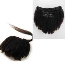 Load image into Gallery viewer, Afro Kinky Curly Clip-In Brazilian Human Hair Extensions