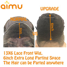 Load image into Gallery viewer, Side Part Ombre Lace Front Wig With Baby Hair Loose Wave 13x6 Pre Plucked Short Bob Human Hair Wig For Black Women 180 Density