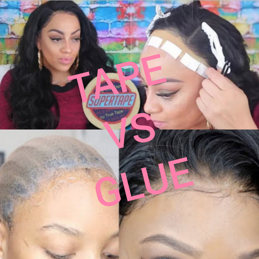 comparing wig glue to tape