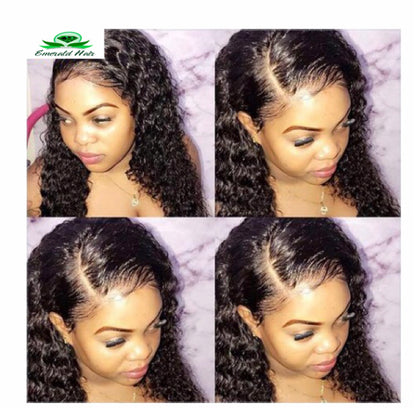Full Lace Wet And Wavy Brazilian Curly Human Hair Wigs - Tracy