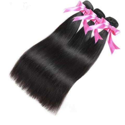 Malaysian Straight Hair Bundles- Natural Hair Colour