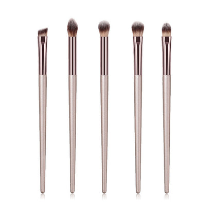 10-Piece Champagne Makeup brush Set