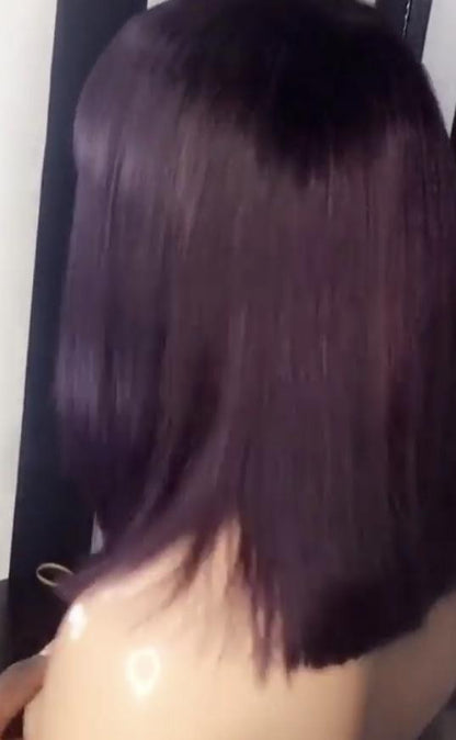 Short Brazilian Full Lace Frontal Human Hair Fringe -  Chantelle