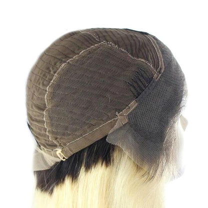 Ombre Lace Front Human Hair Wig - Blondie