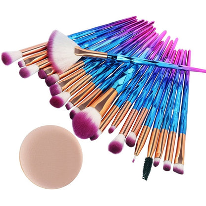 20Pcs Diamond Makeup Brush Set