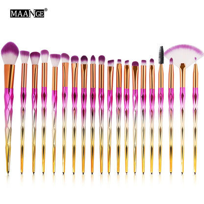 20Pcs Diamond Makeup Brush Set