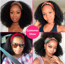 Load image into Gallery viewer, Brazilian Afro Kinky Curly Headband Wig -Tasha
