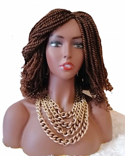 Kinky Twist Wig with Lace Closure