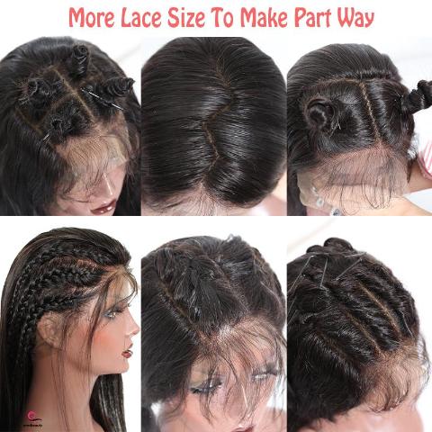 360 Lace Frontal Full End Brazilian Deep Wave Wig - Pre Plucked With Baby Hair - Oliveta