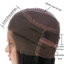 Load image into Gallery viewer, 360 Lace Frontal Brazilian Remy Human Hair Wig - Alicia
