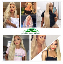 Load image into Gallery viewer, Brazilian Blonde Straight 100% Remy Human Hair - 3 Bundles With Closure
