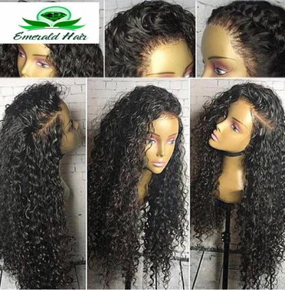 Full Lace Wet And Wavy Brazilian Curly Human Hair Wigs - Tracy