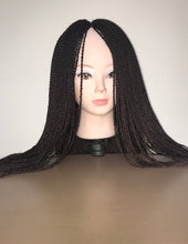 Load image into Gallery viewer, Braided Twists Wig - Human Hair Closure 26&quot;
