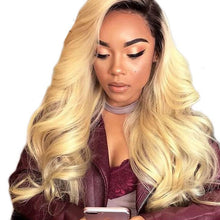 Load image into Gallery viewer, Ombre Lace Front Human Hair Wig - Blondie
