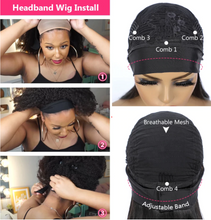 Load image into Gallery viewer, Brazilian Afro Kinky Curly Headband Wig -Tasha
