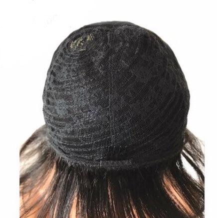 Short Straight Brazilian Human Remy None Lace Wig -  4inch