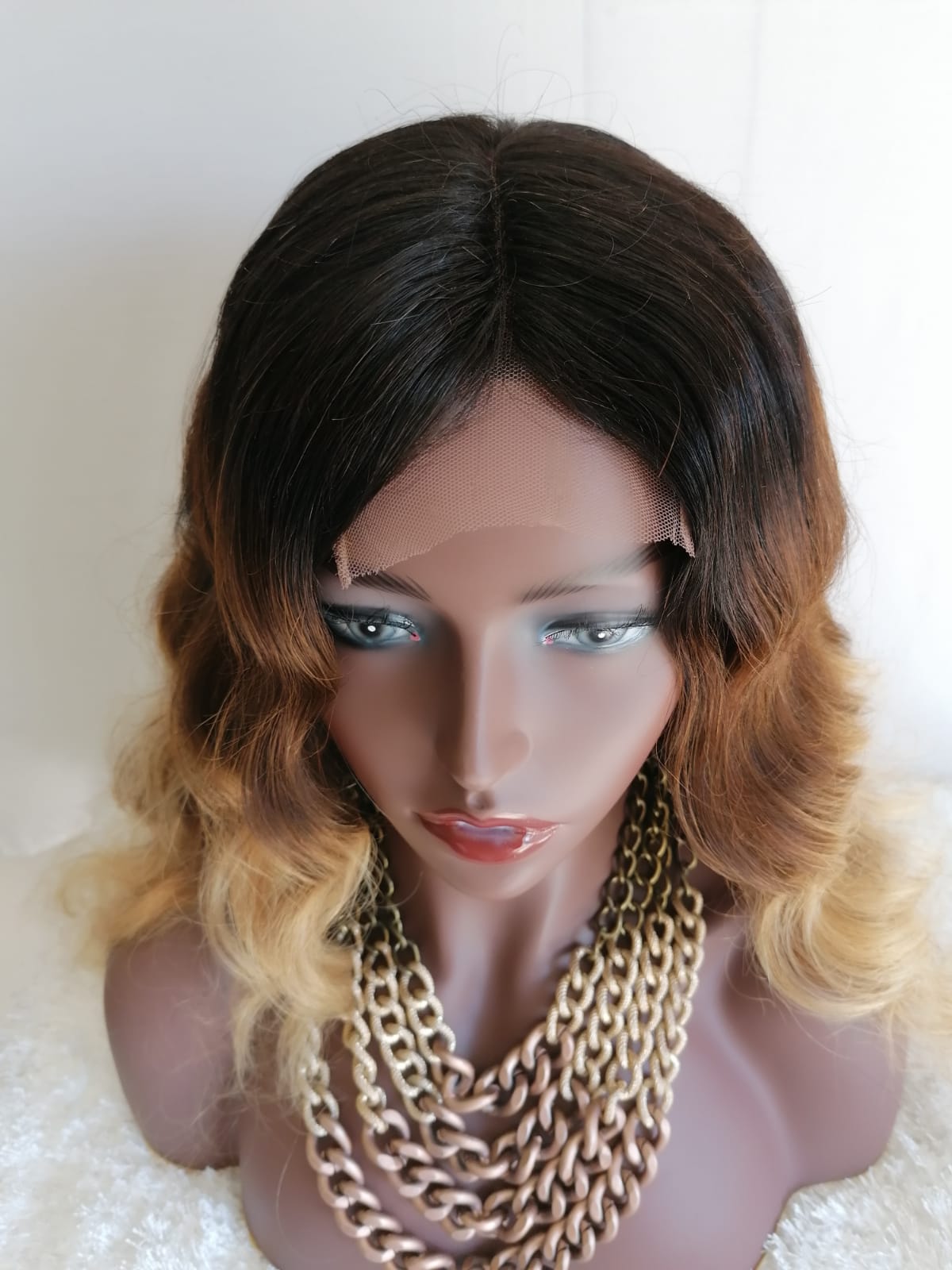 Brazilian Body Wave Lace Closure Wig - Ombré  - Clara