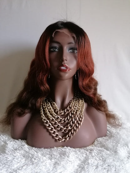 Brazilian Human Hair Ombré Wig - Electra