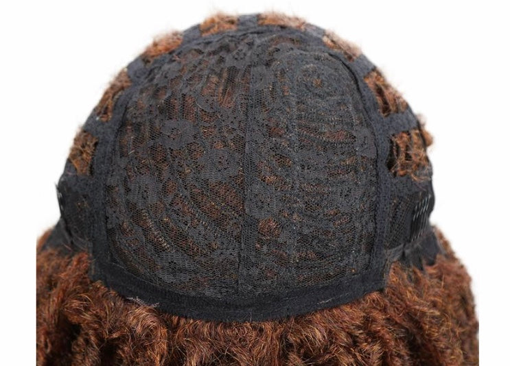 Synthetic Crochet Braids Twist Jumbo Dread Faux Locs Wig - Long Afro - 22" inch