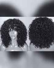 Load image into Gallery viewer, Brazilian Natural Wave Human Hair Wig with Bangs - Ruby
