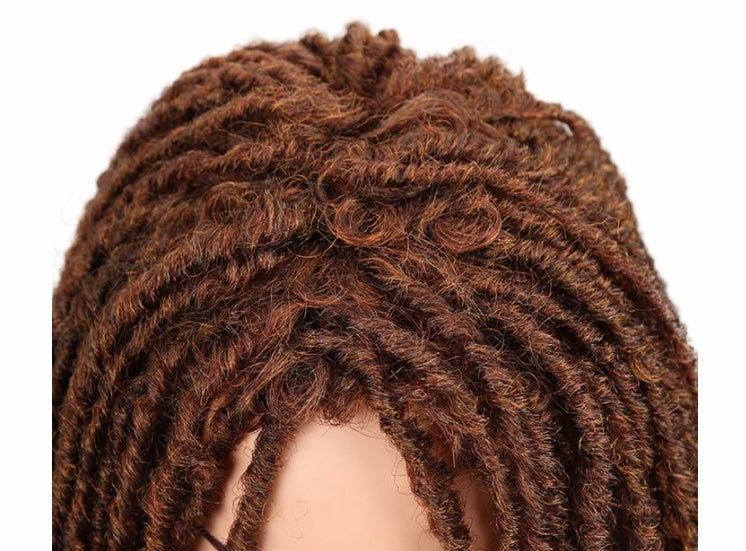 Synthetic Crochet Braids Twist Jumbo Dread Faux Locs Wig - Long Afro - 22" inch