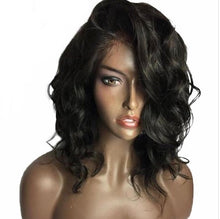 Load image into Gallery viewer, Short Wavy Brazilian Lace Front Remy Human Hair Wig- Kayla
