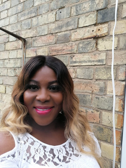 Brazilian Body Wave Lace Closure Wig - Ombré  - Clara