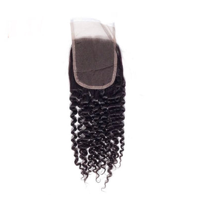 Peruvian Kinky Curly 4x4  HD Swiss Lace Closure