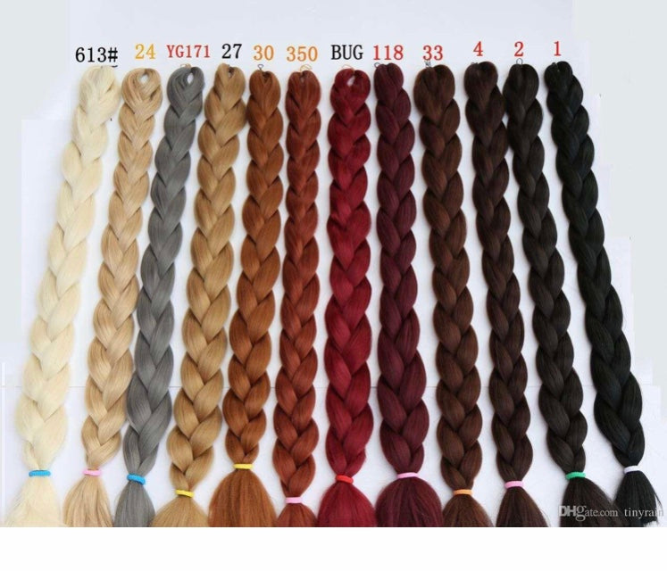 360 Full Lace Cornrow Big Braids  - Abiodun