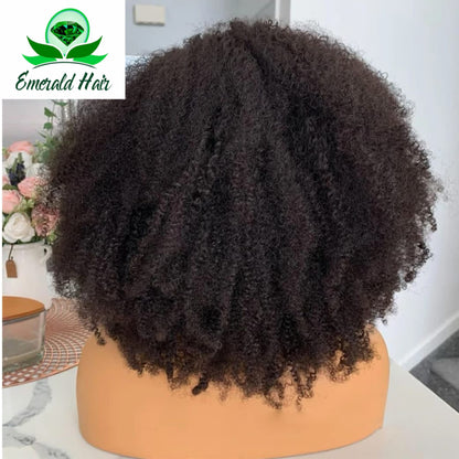 Mongolian Curly Afro Kinky Remy Wig - Mikaela