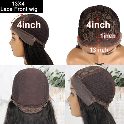 Highlight Short Bob T-part Lace Front Human Hair Wig - Anita
