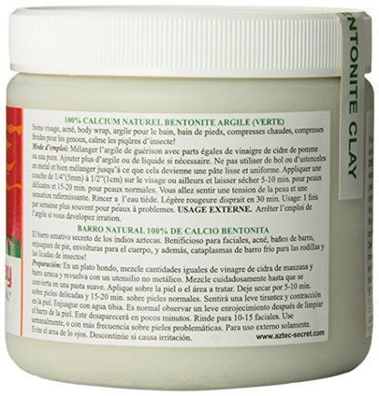 American Aztec Indian Healing Clay natural God mud mask to clean pores